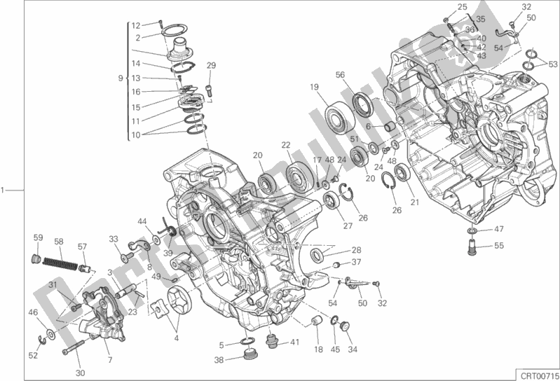 Todas las partes para 010 - Pareja De Semicárter de Ducati Monster 821 Stripes 2016